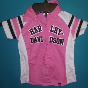 Babgirl Harley Davidson Top